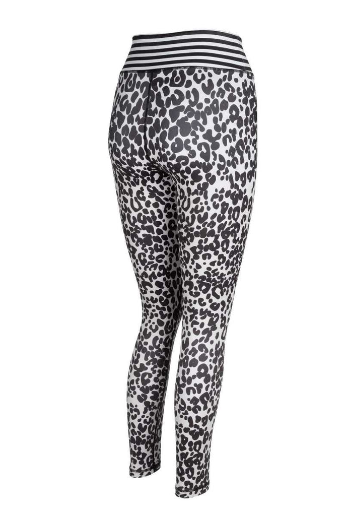 Cheetah Print Extra Long Yoga Pants Gym Leggings Tights Animal