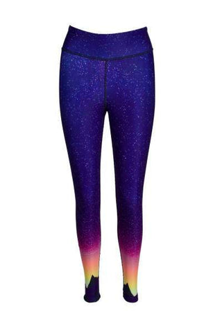 Buy Romastory Women Fluorescent Colors Tights Stretched Sports Leggings  Yoga Pants (S, Purple) at Amazon.in